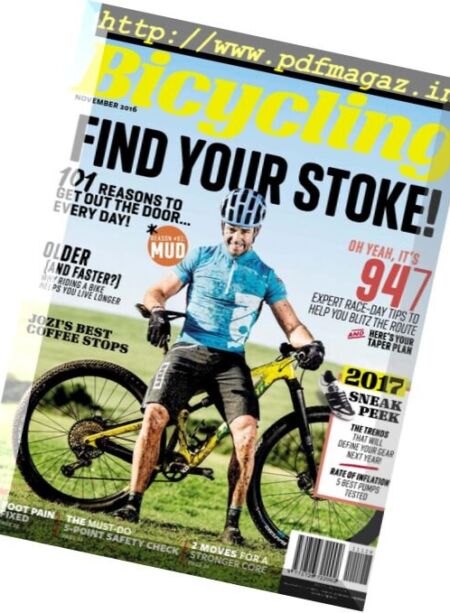 Bicycling South Africa – November 2016 Cover