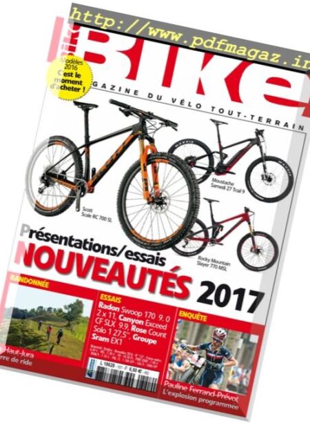 Bike France – Octobre – Novembre 2016 Cover