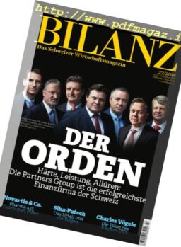 Bilanz – 4 November 2016
