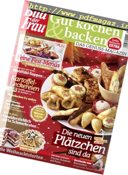 Bild der Frau – Gut Kochen & Backen – November-Dezember 2016 Cover