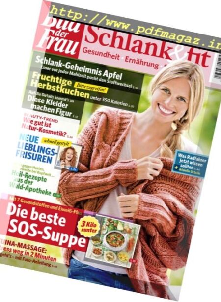 Bild der Frau Schlank & fit – Oktober-November 2016 Cover
