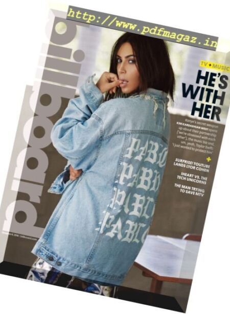 Billboard Magazine – 8 October 2016 Cover