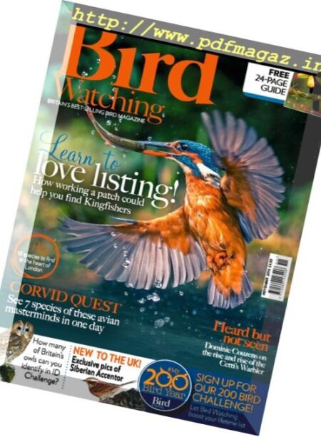 Bird Watching – November 2016 Cover