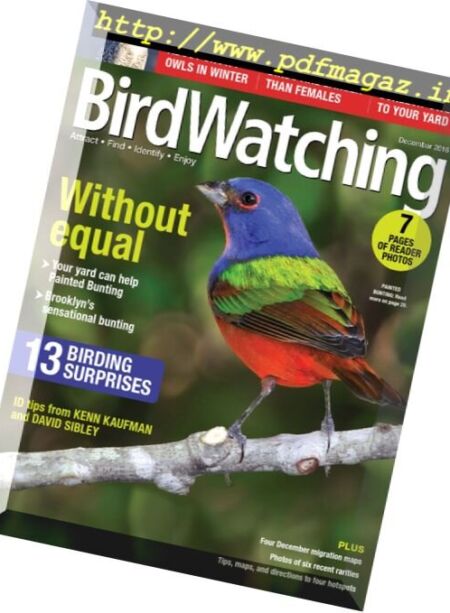 BirdWatching – November-December 2016 Cover
