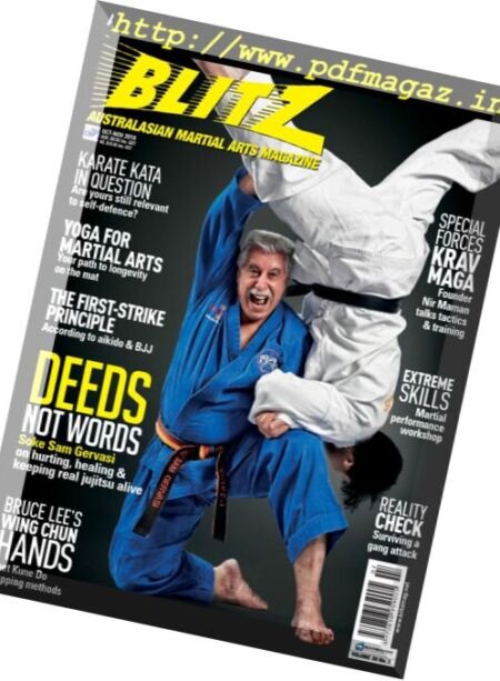 Blitz Martial Arts – October – November 2016 Cover