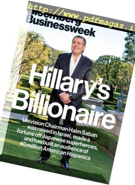 Bloomberg Businessweek USA – 17 October – 23 October 2016 Cover