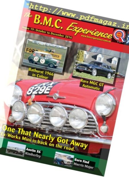 BMC Experience – Issue 19, October-December 2016 Cover