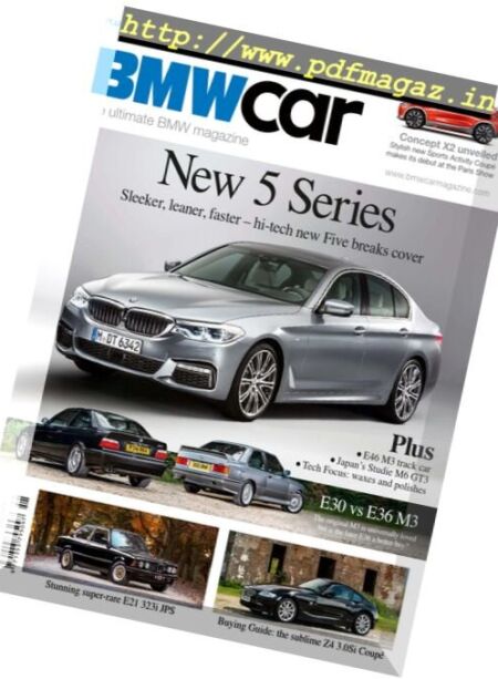 BMW Car – November 2016 Cover