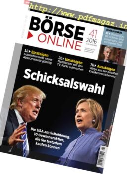 Borse Online – 13 Oktober 2016