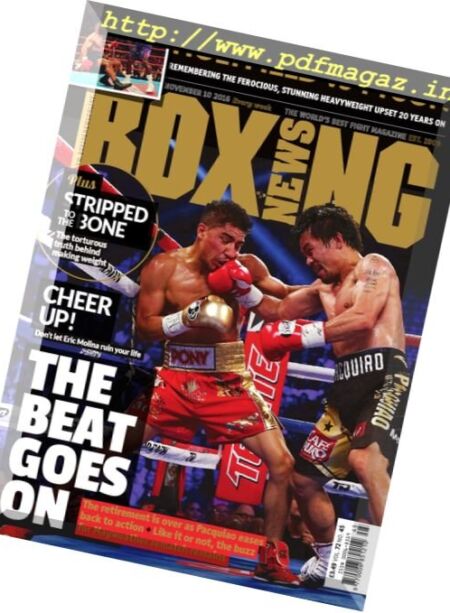 Boxing News – 10 November 2016 Cover
