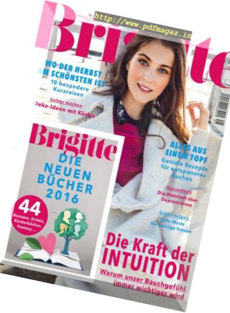 Brigitte – 28 September 2016 Cover