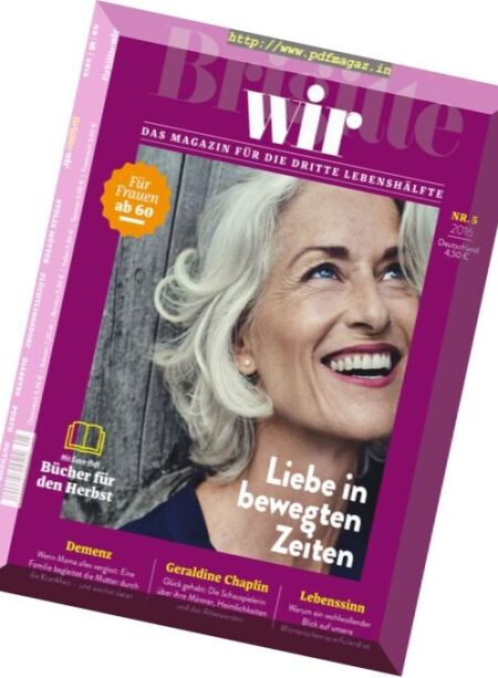 Brigitte Wir – Nr.5, 2016 Cover