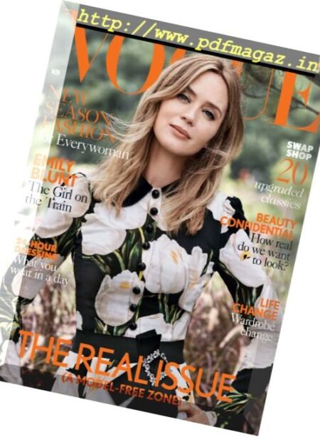 British Vogue – November 2016 Cover