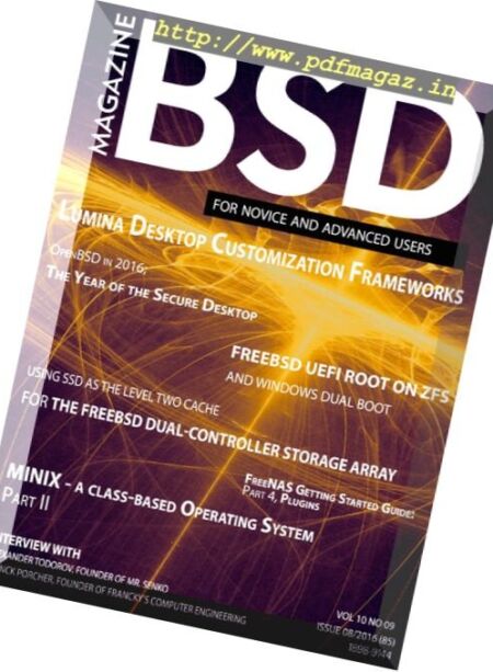 BSD Magazine – Issue 8, 2016 Cover