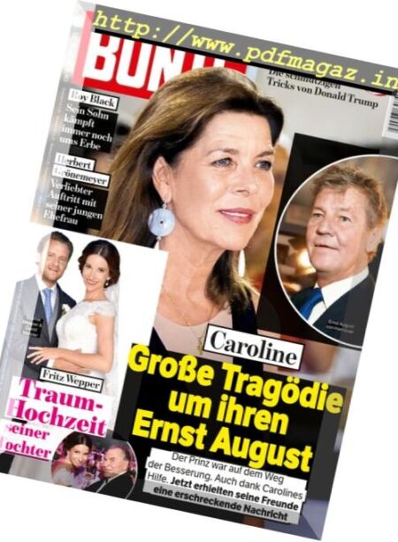 Bunte – 13 Oktober 2016 Cover