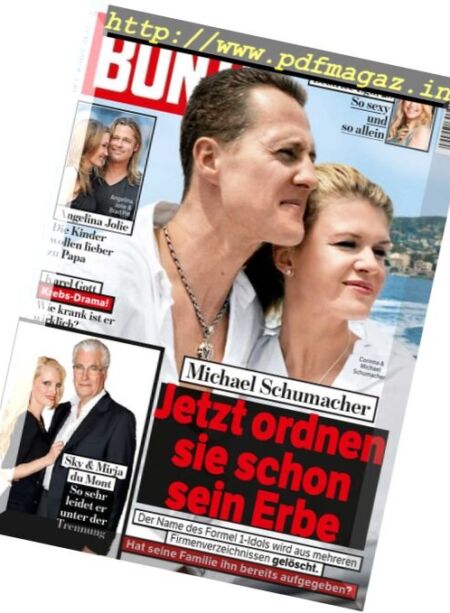 Bunte – 27 Oktober 2016 Cover