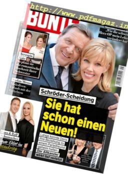 Bunte – 3 November 2016