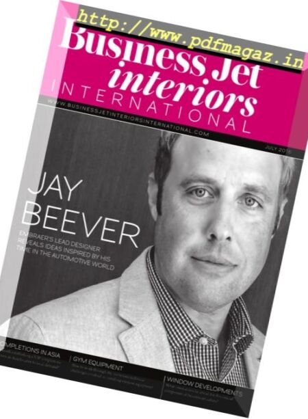 Business Jet Interiors International – July 2016 Cover