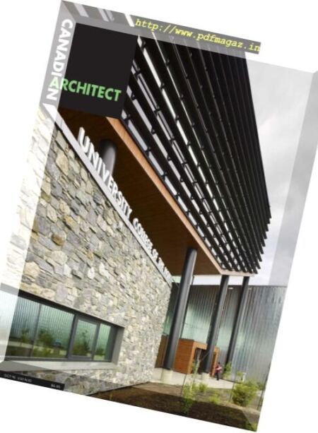 Canadian Architect – November 2016 Cover
