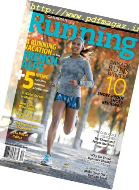 Canadian Running – November-December 2016 Cover