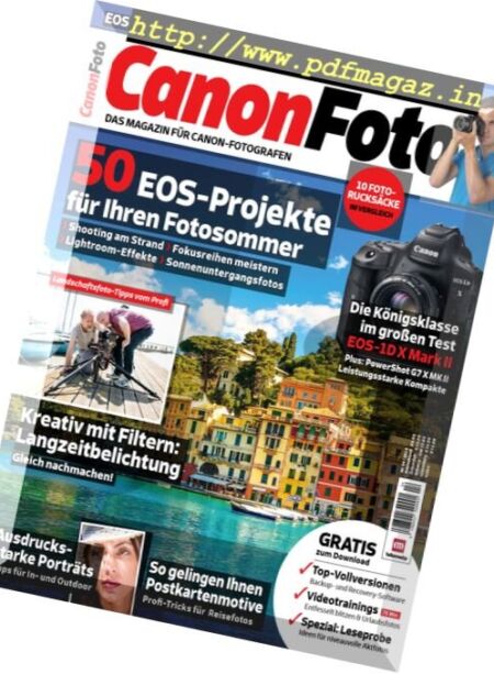 Canon Foto Magazin – August-September 2016 Cover