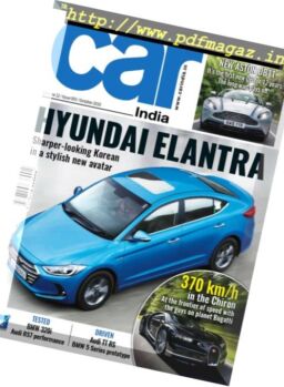 Car India – October 2016