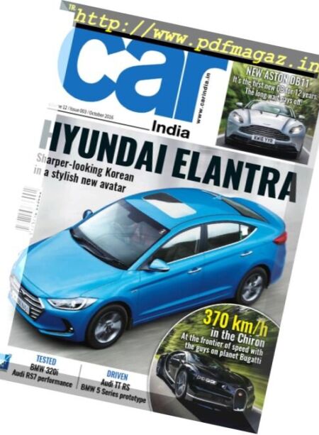 Car India – October 2016 Cover