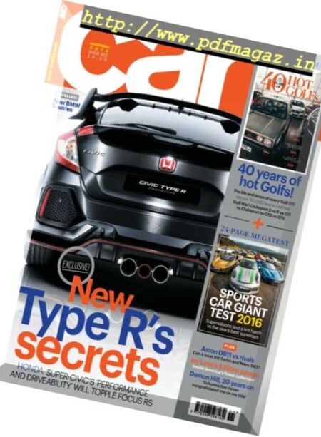 CAR UK – November 2016 Cover