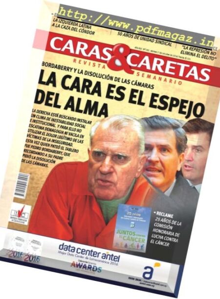Caras & Caretas – 7 Octubre 2016 Cover