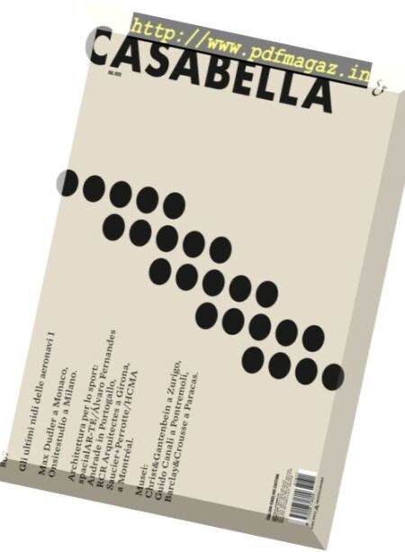 Casabella – Novembre 2016 Cover