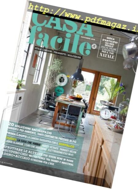 CasaFacile – Novembre 2016 Cover