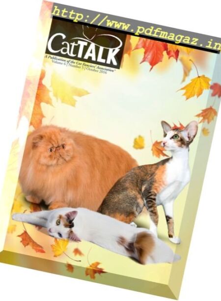 Cat Talk – October 2016 Cover