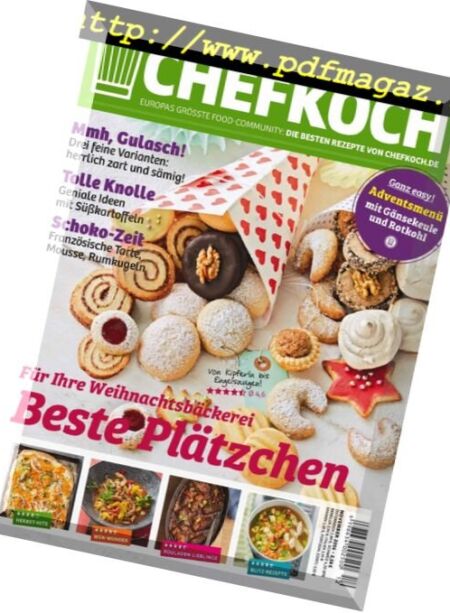 Chefkoch – November 2016 Cover