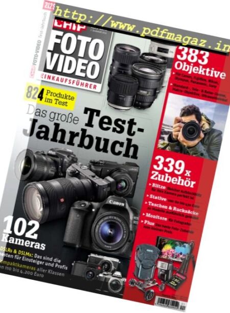 Chip Foto Video Germany – Testjahrbuch 2016 Cover