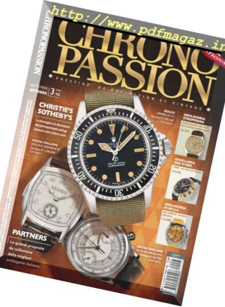 Chrono Passion – Settembre-Ottobre 2016 Cover