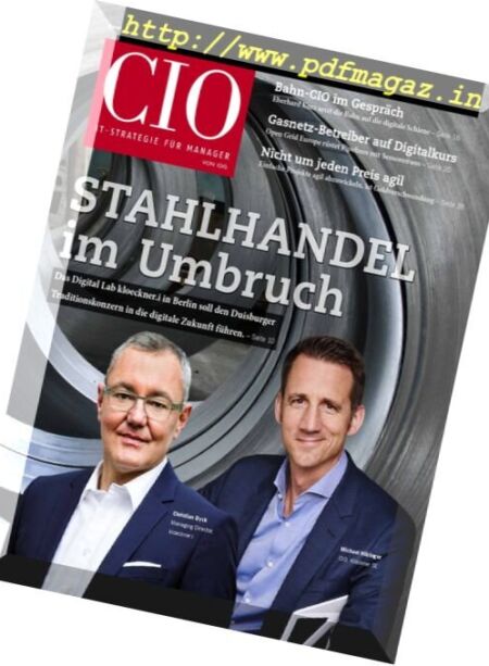CIO – November-Dezember 2016 Cover