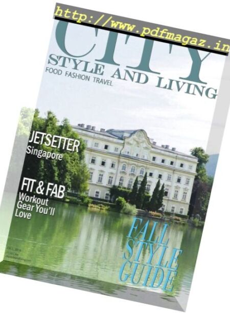 City Style and Living – Fall 2016 Cover