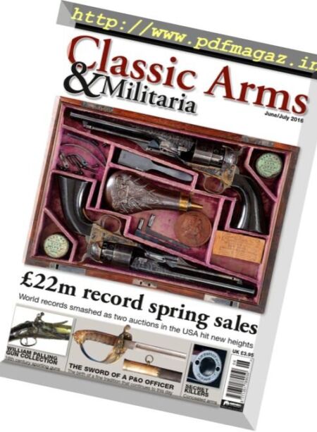 Classic Arms & Militaria – June-July 2016 Cover