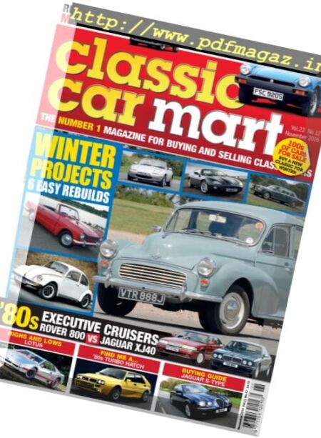 Classic Car Mart – November 2016 Cover