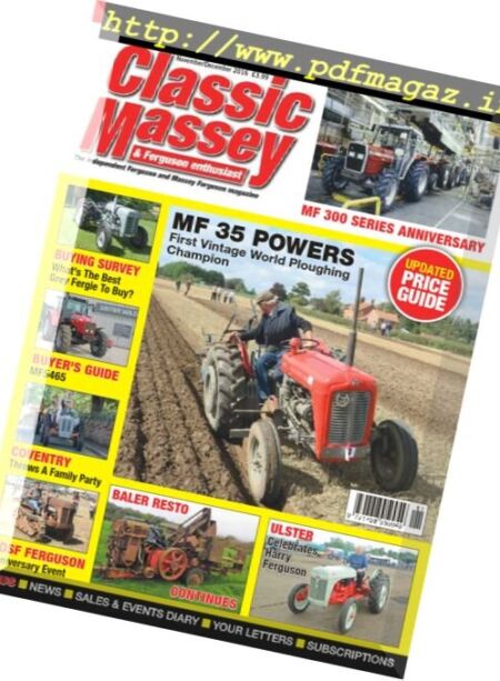 Classic Massey – November-December 2016 Cover
