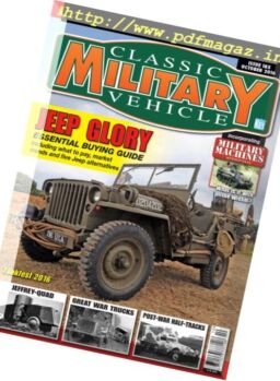 Classic Military Vehicle – October 2016