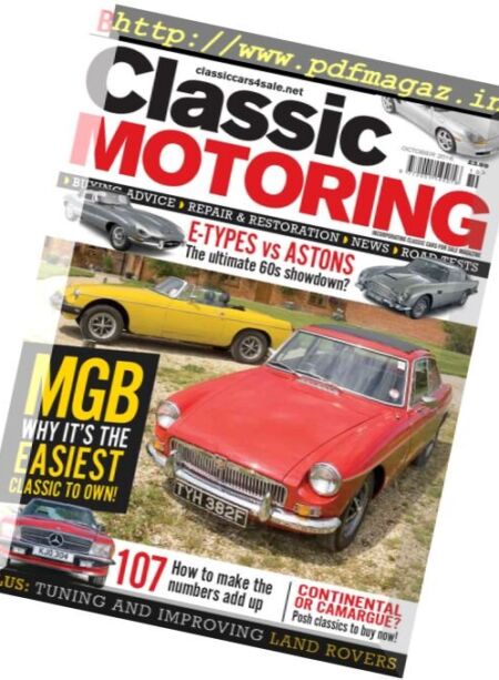 Classic Motoring – October 2016 Cover