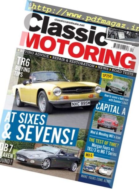 Classic Motoring – Sepember 2016 Cover