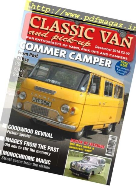 Classic Van & Pick-up – December 2016 Cover
