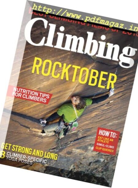 Climbing – October 2016 Cover