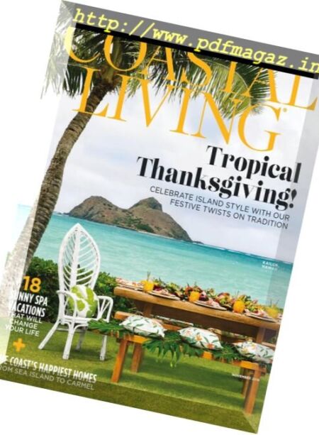 Coastal Living – November 2016 Cover