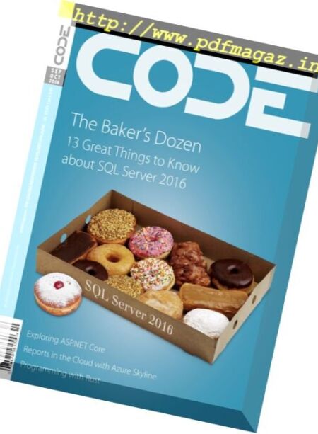 Code Magazine – September-October 2016 Cover