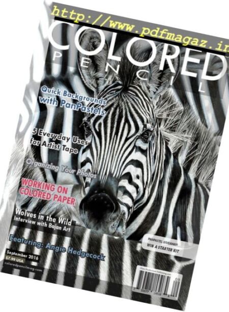 Colored Pencil Magazine – September 2016 Cover