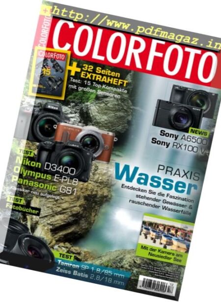Colorfoto Magazin – Dezember 2016 Cover