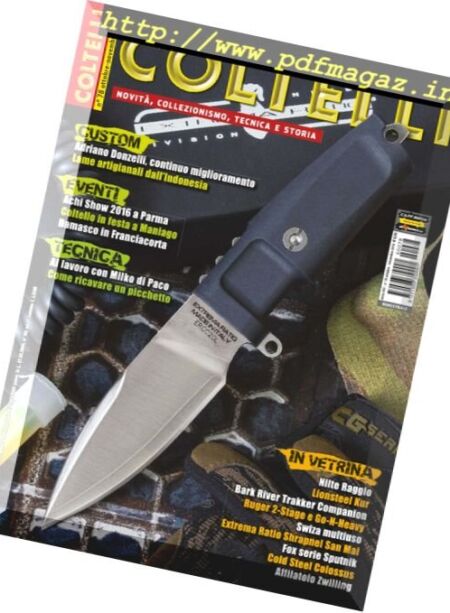 Coltelli – Ottobre-Novenbre 2016 Cover